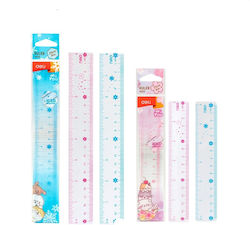 Deli Ruler Plastic 15cm