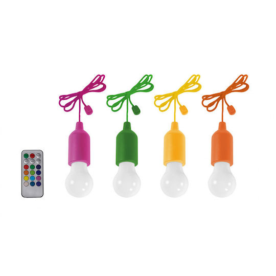 Inkazen LED Emergency Light with Battery Powered and Remote Control 4pcs