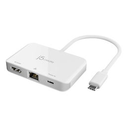 J5create Stație de andocare cu USB-C HDMI 4K PD Ethernet (JCA351)