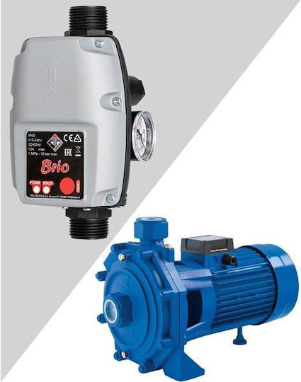 Plus 303891 Două etape Trei faze Pompa de presiune pentru apă Fără rezervor 2hp