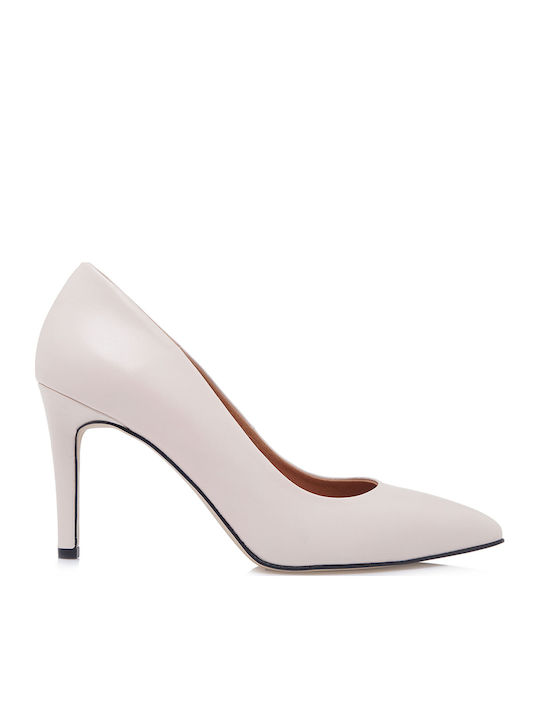 Kalista Pointed Toe Beige Heels