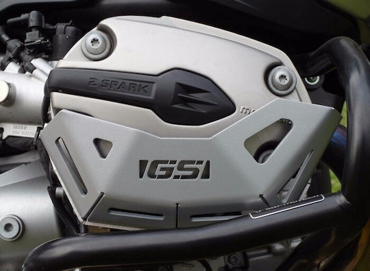 Moto Discovery Προστατευτικό Κάλυμμα Κινητήρα Μοτοσυκλέτας Ασημί