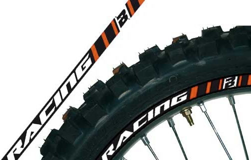 Blackbird Racing Αυτοκόλλητη Ταινία Ζάντας Πορτοκαλί