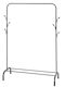 Klikareto Floor Garment Rack made of Metal Black 105x43x150cm