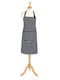 Rushbrookes Apron Black 68x76cm