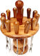 Wooden Art Serviergeschirr Hölzernes 12pcs