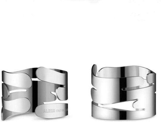 Alessi Пръстен за салфетки Inox Сив 2pcs