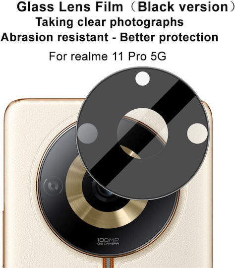 Imak 5G Kameraschutz Gehärtetes Glas Black für das Realme 11 Pro / 11 Pro+