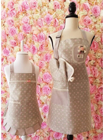 Natural Home Ofenhandschuh und Topflappen-Set Stoff in Gray Farbe 2Stück