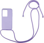 Sonique CarryHang Back Cover Silicone 0.5mm with Strap Lilac (Redmi Note 12 Pro+)