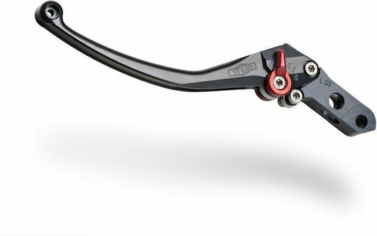 Titax Kupplungshebel für Motorräder für Ducati Diavel Schwarz LBK25R/R-EVO