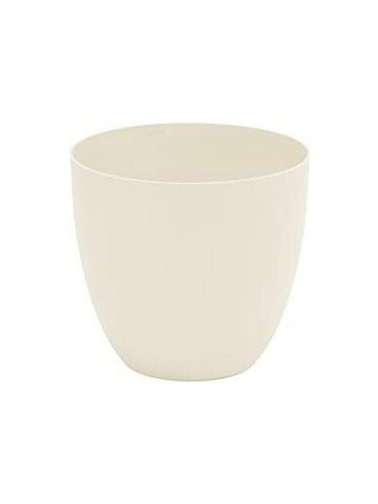 Plastiken Flower Pot in Beige Color S7904522