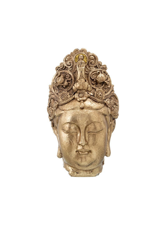 BigBuy Dekorativer Buddha aus Polyresin 42x32x69cm 1Stück