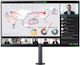 LG Ergo 32QP88NP-B IPS HDR Monitor 31.5" QHD 2560x1440 mit Reaktionszeit 5ms GTG