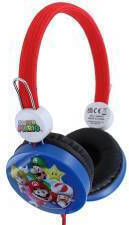 OTL Super Mario & Friends Cablate Pe ureche Album foto pentru copii Căști Albastru