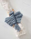 Pennie Napkin Ring Blue 1pcs