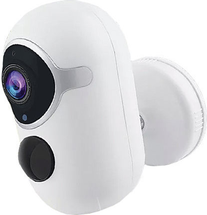 Elmark 195048 IP Камера За Наблюдение Wi-Fi Full HD 1080p Водоустойчива На Батерия С Обектив 3.6mm
