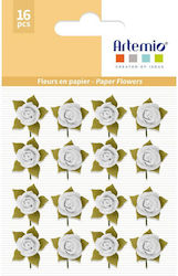 Artemio Decorative Flower for DIY Crafts White