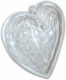 Heart Decorative Element for DIY Crafts from Plexiglass