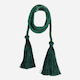 Decorative Tassel for DIY Crafts Green 2 Pieces 10cm