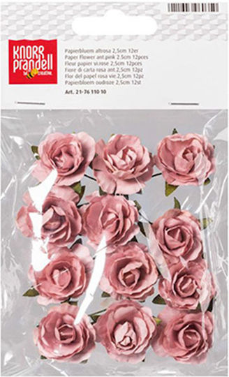 Knorr Prandell Paper Decorative Flower for DIY Crafts Pink 12pcs