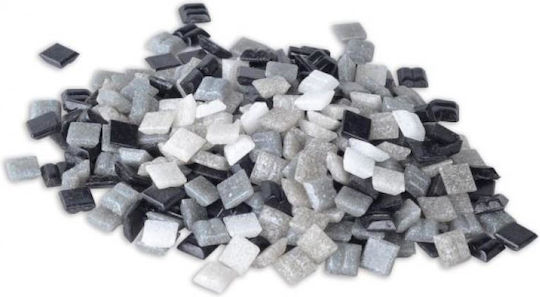 Art & Hobby Glass Decorative Stone for DIY Crafts White 2x2cm