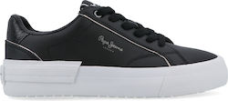 Pepe Jeans Γυναικεία Sneakers Μαύρα