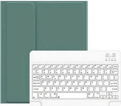 Usams Winro Flip Cover Δερματίνης με Πληκτρολόγιο Πράσινο / Λευκό(iPad Pro 2020 11" / iPad Pro 2021 11" / iPad Pro 2022 11'')