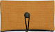 Simona Simona Artificial Leather Tobacco Pouch Yellow Handmade with Cord 16x10cm