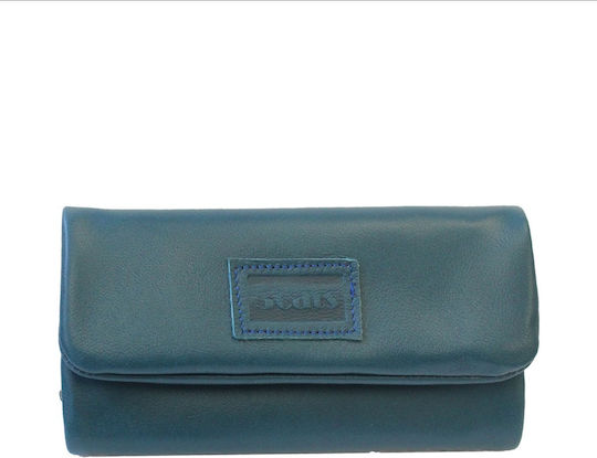 Panora Tobacco Pouch HANDMADE With Magnetic Clasp Light Blue
