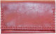 Panora Tobacco Pouch With Magnetic Clasp 16.2x9.5cm Red