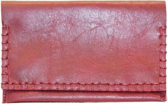 Panora Tobacco Pouch With Magnetic Clasp 16.2x9.5cm Red