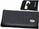 Monte ROXY Lederne Tabaktasche in Schwarz mit V...