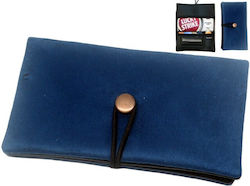 Simona Tobacco Pouch Made of Light Blue Artific...