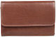 Fetiche Leather Leather Tobacco Pouch With Snap Closure Brown