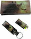 Dino Rossi Tobacco Pouch With Magnetic Clasp 16x9cm Black