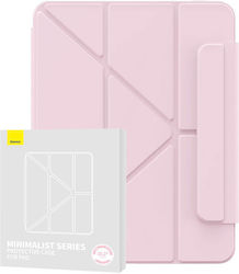 Baseus Minimalist Flip Cover Δερματίνης Ροζ (iPad 2019/2020/2021 10.2'')