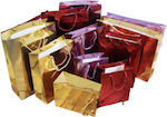 Σετ Paper Bag for Gift Silver 26x8x34cm. 10pcs