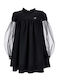 Kinderkleid Langärmelig Schwarz