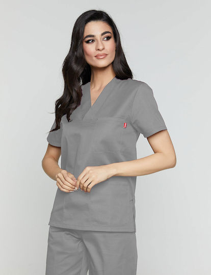 Velilla Unisex Medizinische Bluse Gray