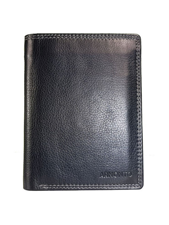 Armonto Men's Wallet Black -BLACK