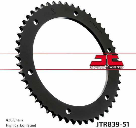 JT Sprockets Rear Sprocket for Husqvarna WR 125 for Yamaha DT 125 / WR