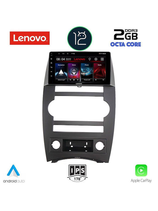 Lenovo Car-Audiosystem für Jeep Kommandant 2007-2009 (Bluetooth/USB/AUX/WiFi/GPS/Apple-Carplay) mit Touchscreen 9"