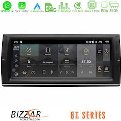 Bizzar Sistem Audio Auto pentru BMW X5 (E53) / X5 Land Rover Range Rover 2002-2005 (Bluetooth/USB/AUX/WiFi/GPS/Apple-Carplay) cu Ecran Tactil 10.25"