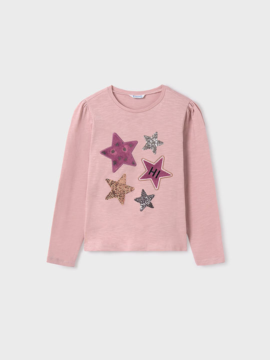 Mayoral Kids Blouse Long Sleeve Pink