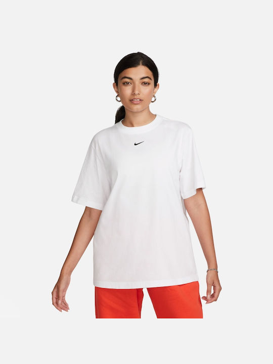 Nike Γυναικείο Αθλητικό T-shirt Λευκό