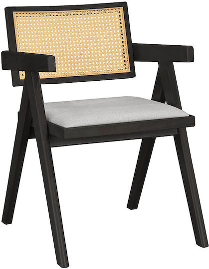Winslow Stühle Speisesaal Schwarz 1Stück 56.4x63.5x80.5cm