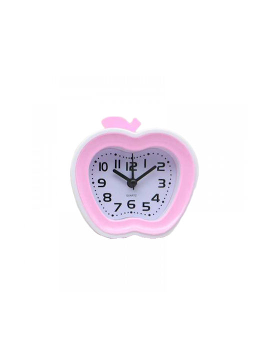 Tabletop Clock with Alarm Pink LP-L533