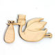 CHeirokamoto Wooden Animals 9x9cm Thickness 3mm