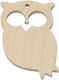 CHeirokamoto Wooden Animals 6x3.8cm 1pcs